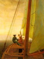 Friedrich, Caspar David - On board a Sailing Ship